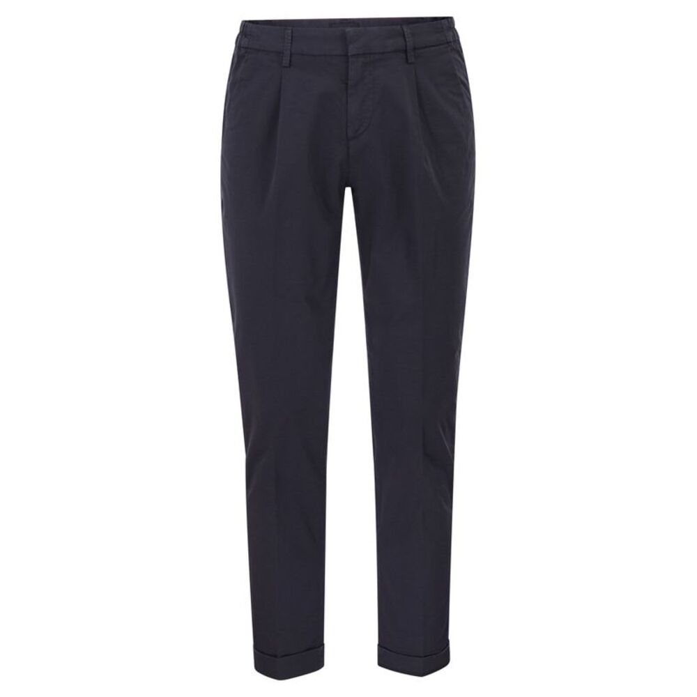 Fay Men Slim Fit Trousers In Stretch Gabardine